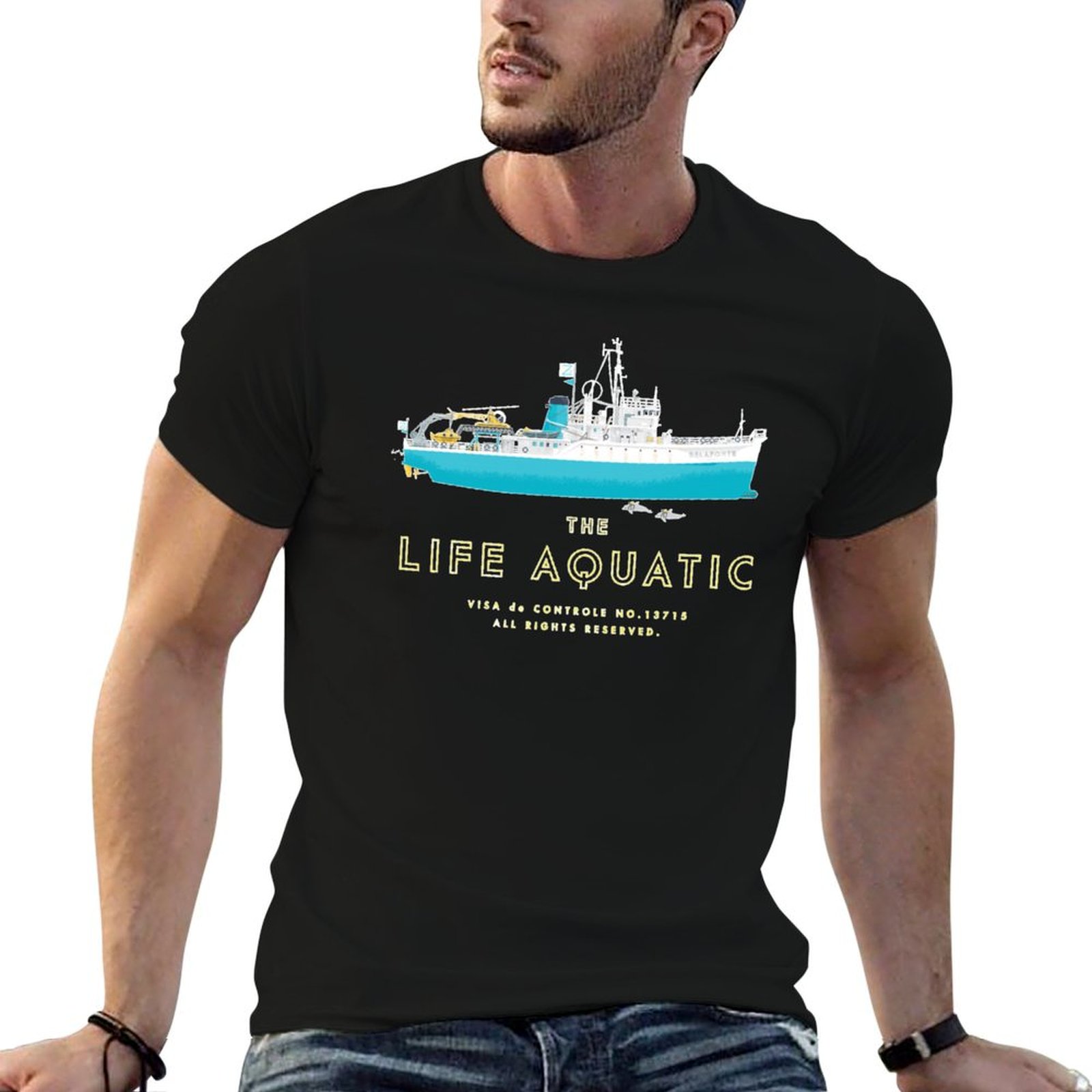 Aquatic Sports Wear - Camiseta The Life Aquatic With Steve