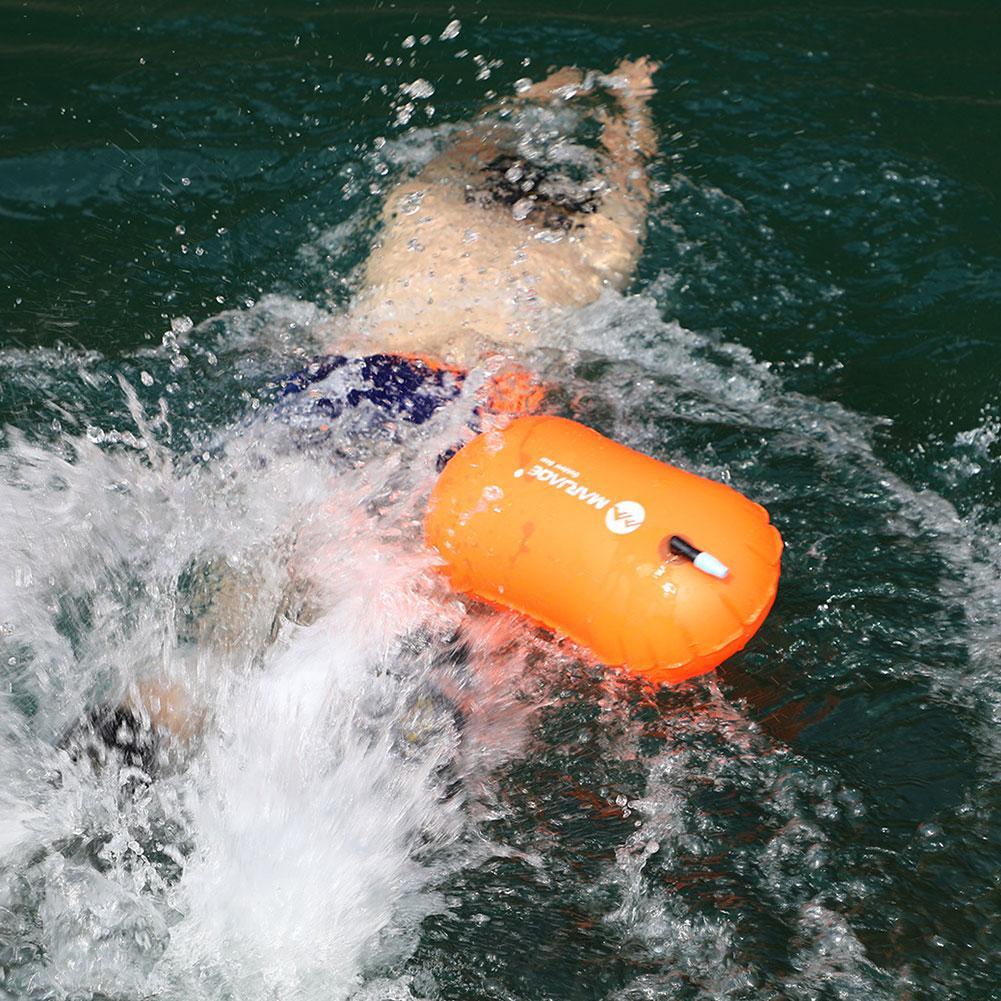 Swim Buoy Open Water - Bolsa inflable impermeable para natación en