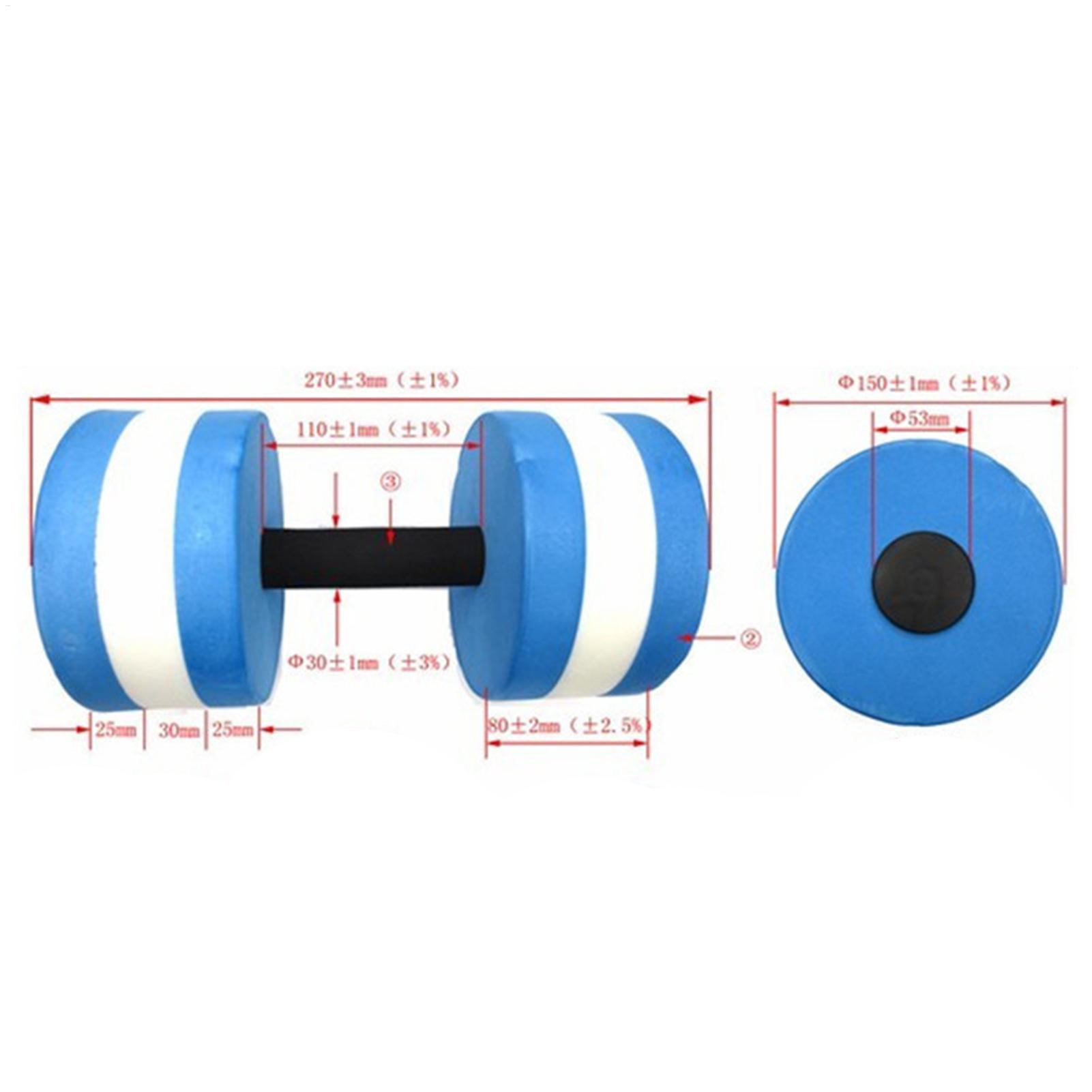 Aquatic Sports Equipment - 1/2 Uds. Mancuernas de agua EVA