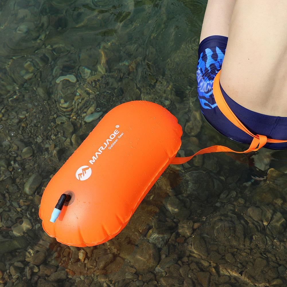 Bolsa inflable impermeable par - Swim Buoy Open Water reseña y precio