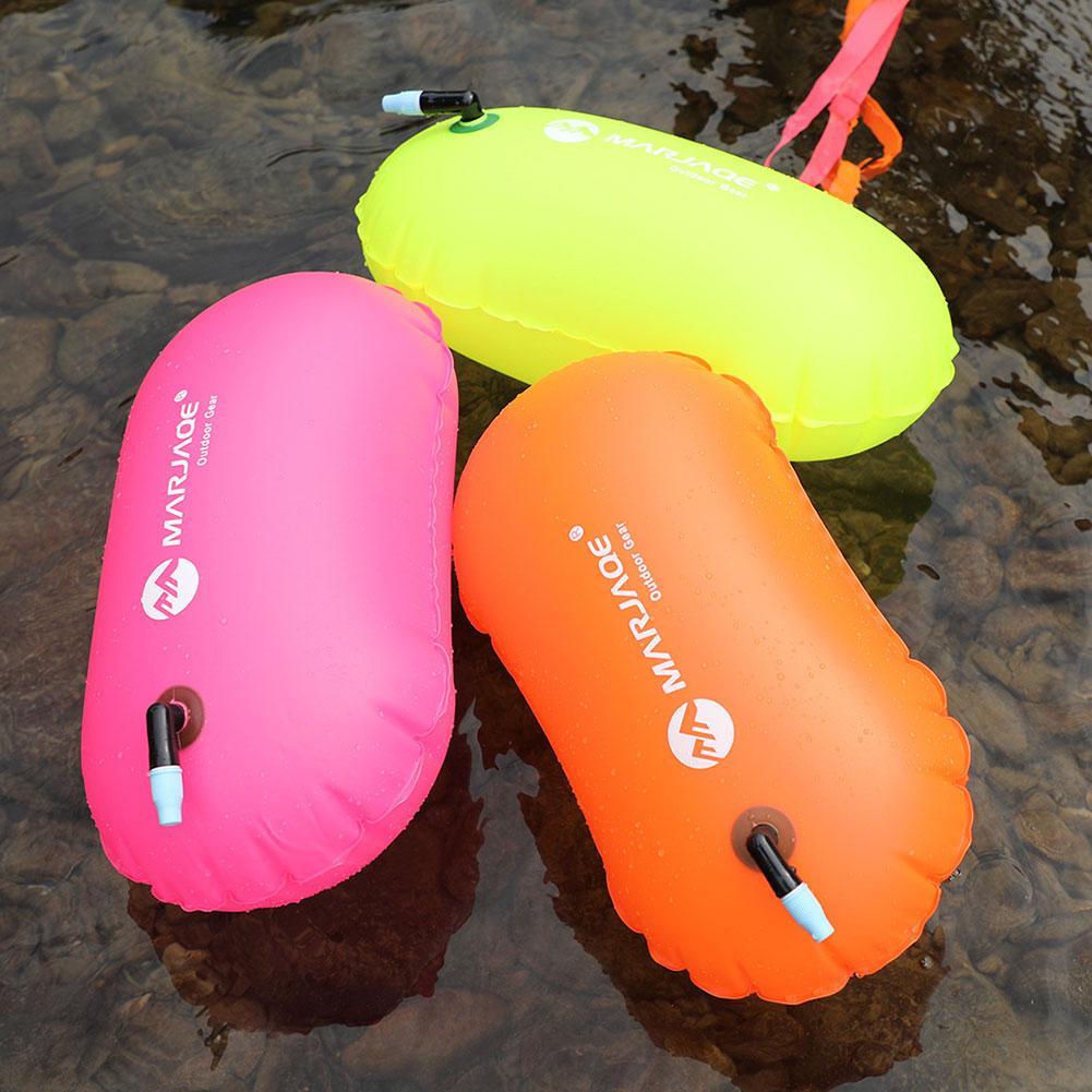 Bolsa inflable impermeable par - Swim Buoy Open Water reseña y precio