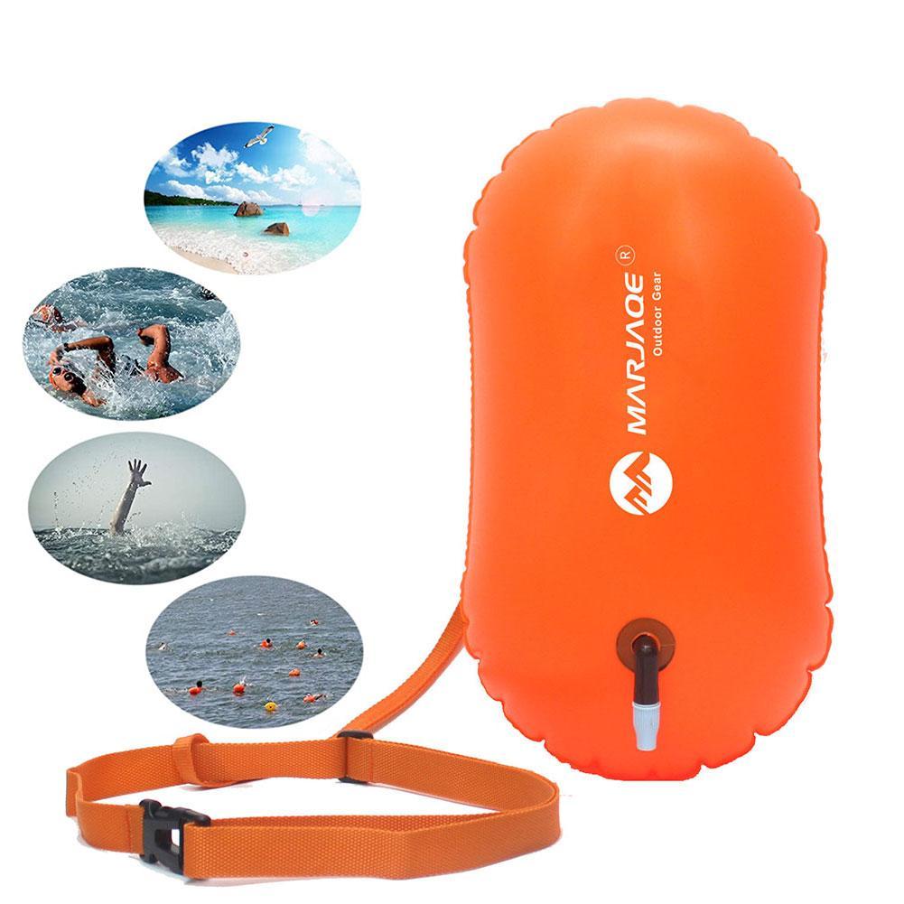 Bolsa inflable impermeable par - Swim Buoy Open Water reseña y precio