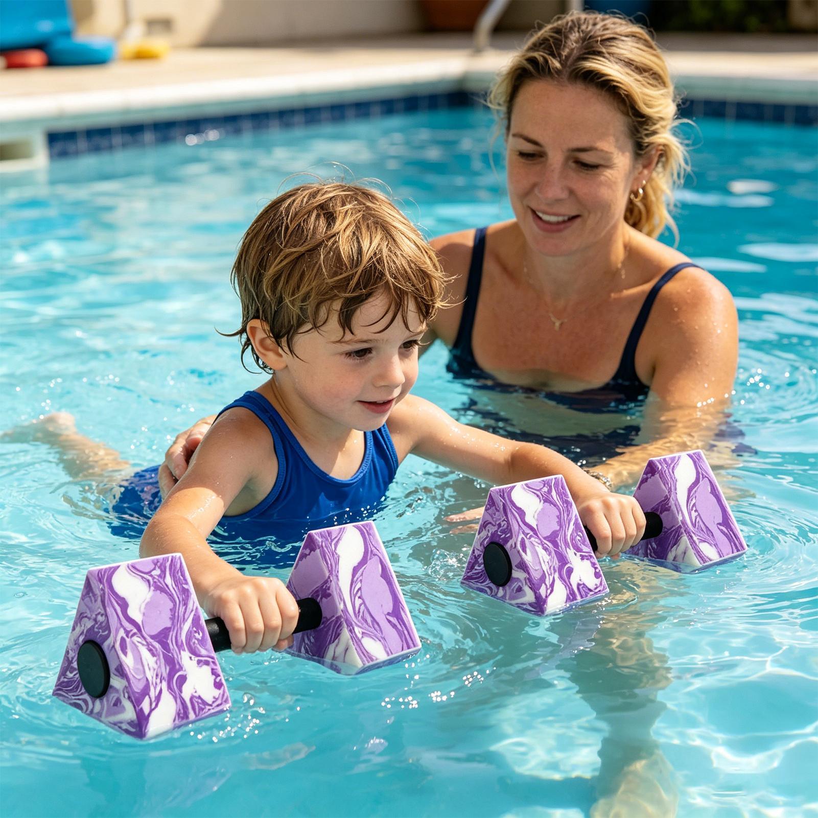 Mancuernas acuáticas EVA, equi - Aquatic Sports Equipment reseña y precio