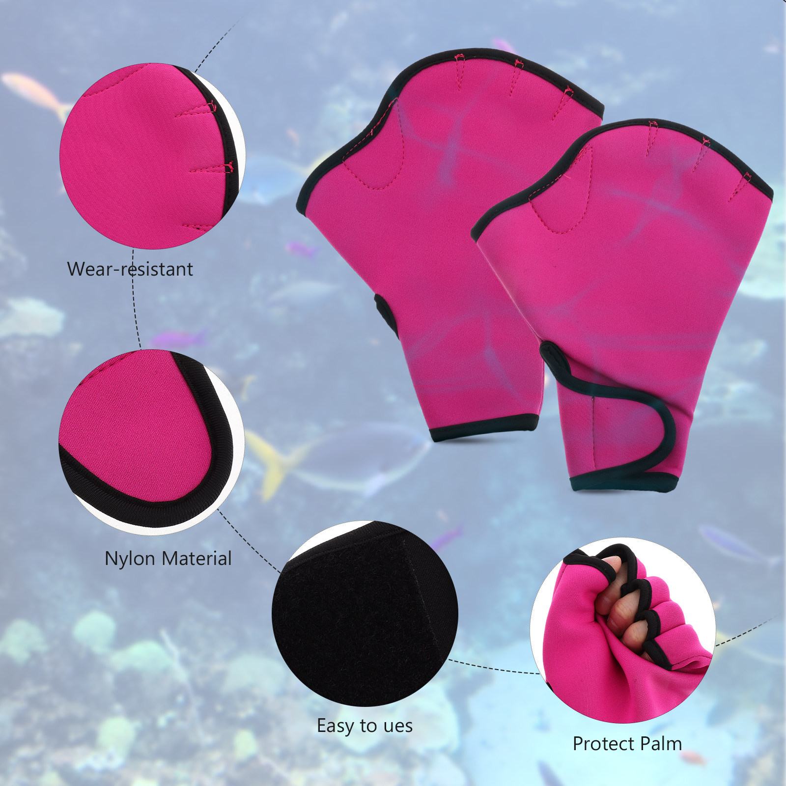 1 par de guantes de entrenamie - Aquatic Sports Equipment reseña y precio
