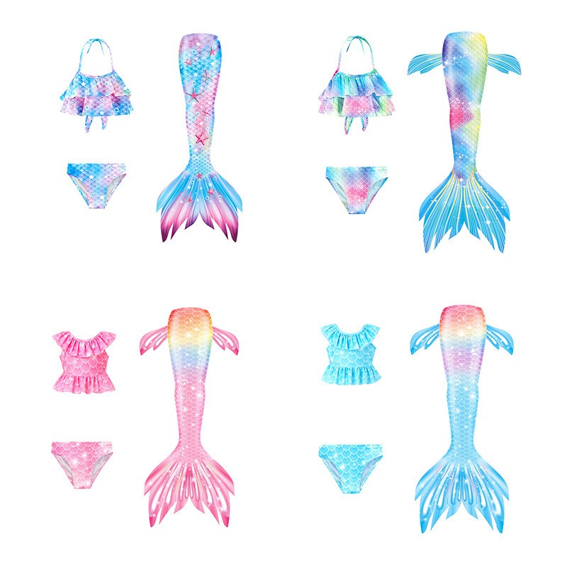 Disfraz de Sirena para Niñas,  - Aquatic Sports Wear reseña y precio